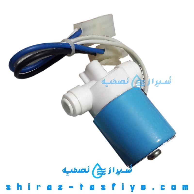 شیربرقی FBK تصفیه آب خانگی 24 ولت با ورودی و خروجی فیتینگSOLENOID VALVE FBK SO PURE GC2