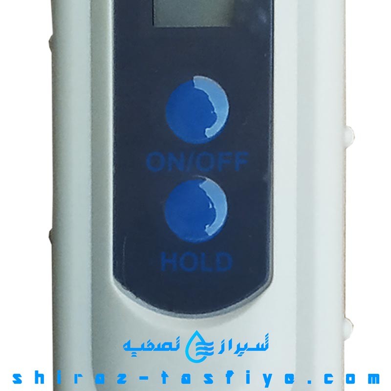 دکمه HOLD دستگاه سختی سنج و تستر سختی آب نمونه تایوانی