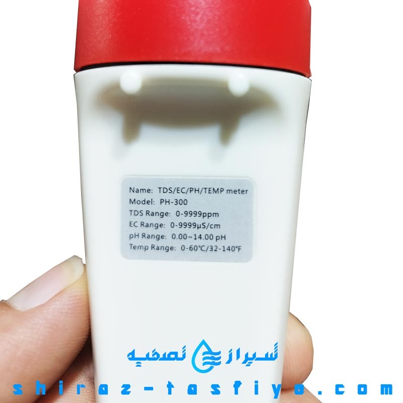 دستگاه تست و آنالیز آب سختی و قلیایی TDS EC PH PH-300