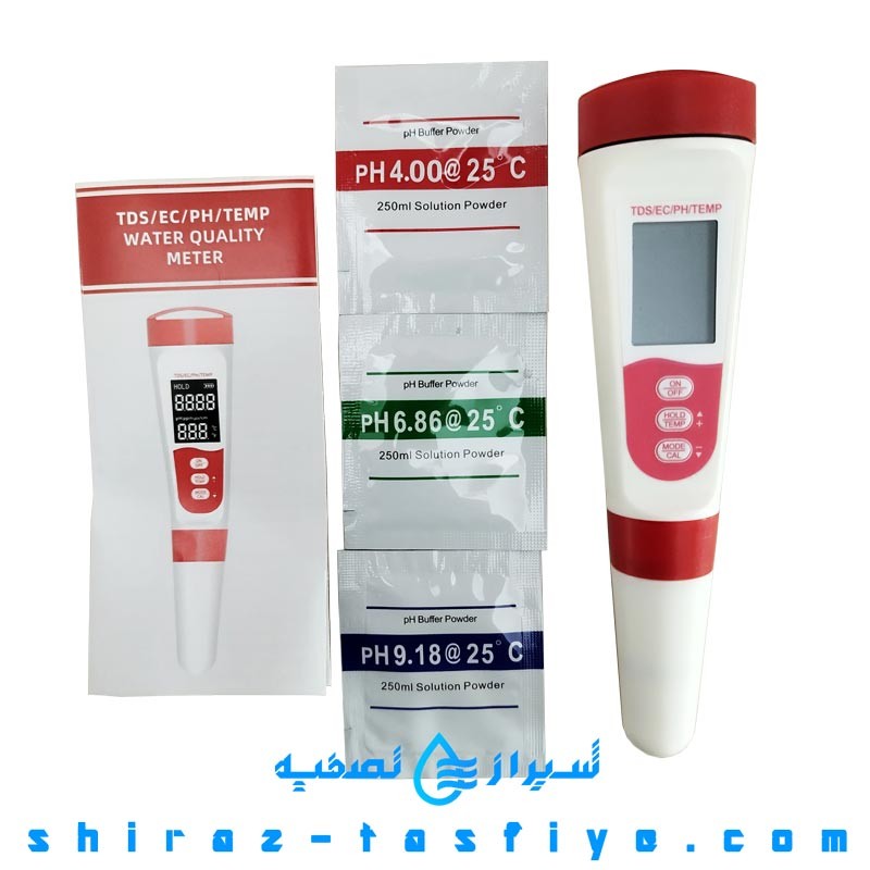دستگاه تست و آنالیز آب سختی و قلیایی TDS EC PH PH-300