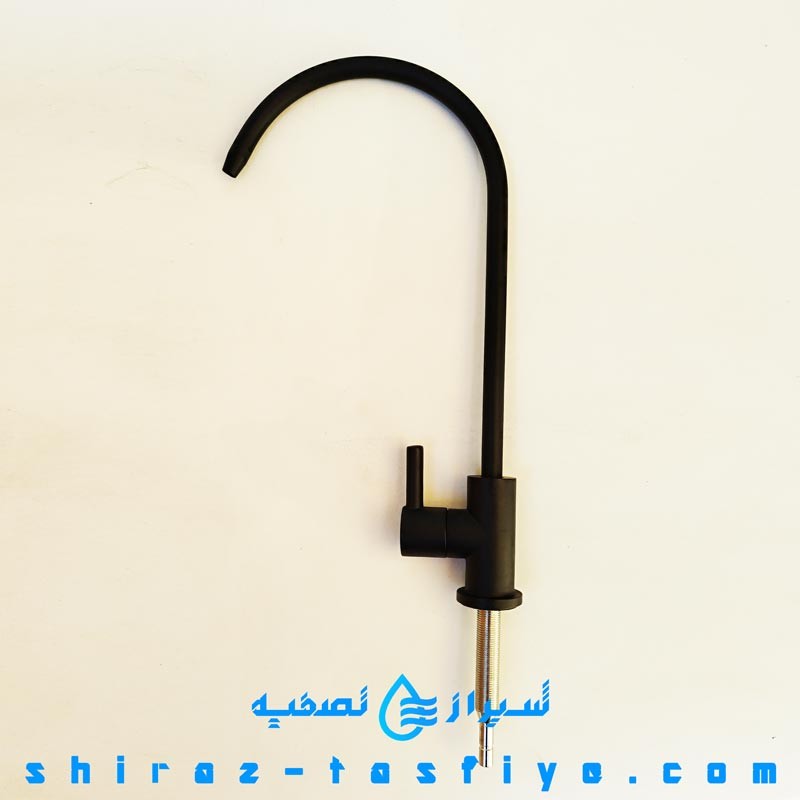 شیر برداشت اهرمی رنگ مشکی مات تصفیه آب خانگی