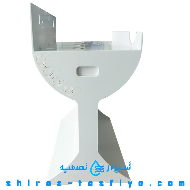 استند دستگاه تصفیه آب خانگی جنس پلاستیکی و محل گیج بزرگ