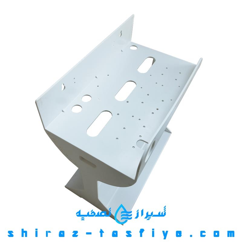 شاسی و استند دستگاه تصفیه آب خانگی جنس پلاستیکی و محل گیج کوچک