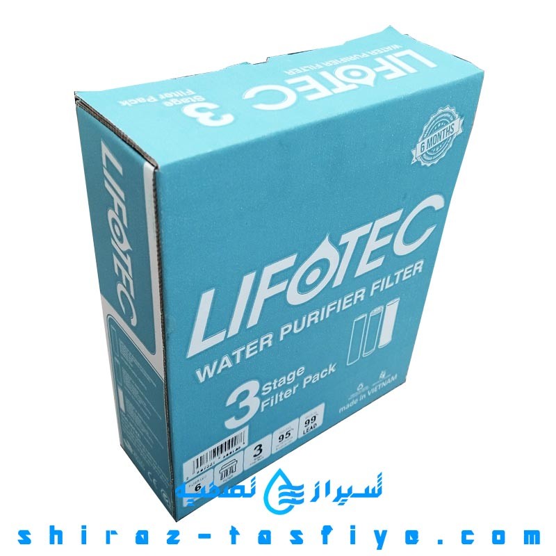 بسته بندی لایفوتک  LIFOTEC ویتنام جهت فیلترهای پیش تصفیه