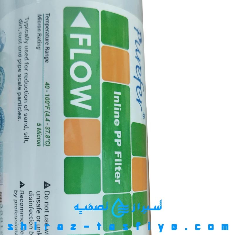 فیلتر پیش تصفیه مرحله 1و2و3 اینلاین برند تانک پک پیوریفر تایوان TANKPAC PUREFER