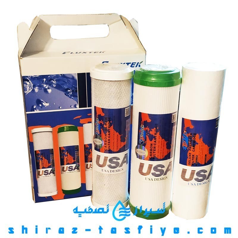 پکیج فیلتر FLUXTEK تایوان مرحله 1 و 2 و 3 اورجینال
