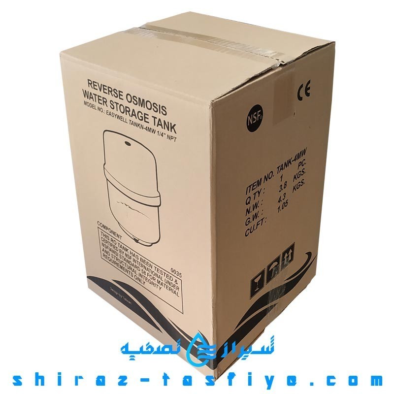 مخزن TK-4200 ایرانی طرح C.C.K برای تصفیه آب خانگی تولید شرکت یوسفی