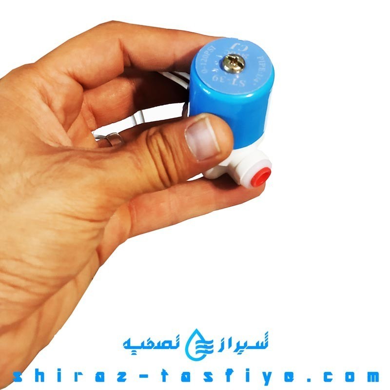 شیربرقی CCK تایوان تصفیه آب خانگی 24 ولت با ورودی و خروجی فیتینگ