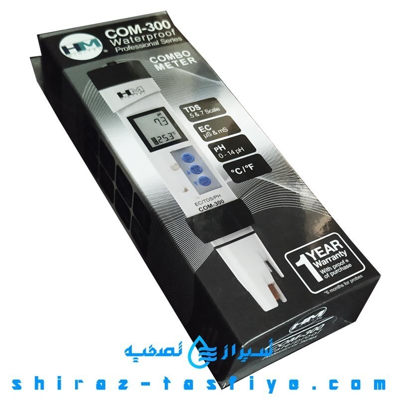 تستر PH و EC و TDS از شرکت HM مدل COM-300