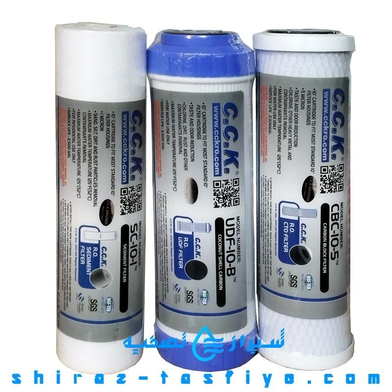 پکیج فیلتر C.C.K تایوان مرحله 1 و 2 و 3 اورجینال و اصل