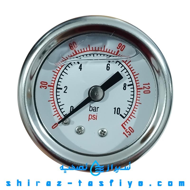 گیج فشار تابلویی سایز کوچک تصفیه آب خانگی