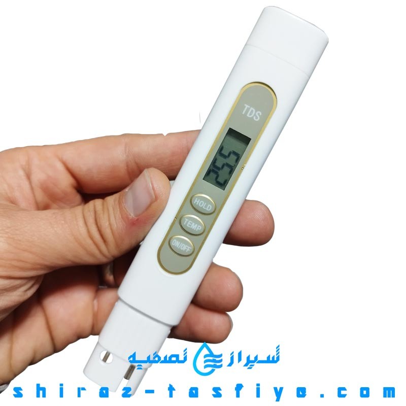 سختی سنج سفید فانتزی و TDS متر زیبا خانگی