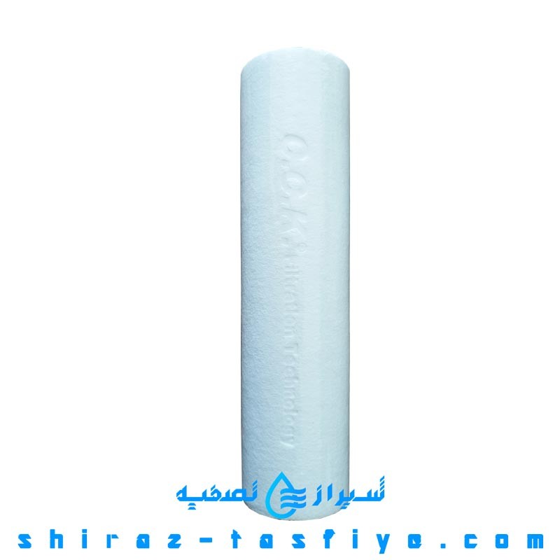 فیلتر الیافی مرحله اول دستگاه تصفیه آب خانگی اورجینال ساخت کمپانی CCK تایوان با دقت 1 میکرون