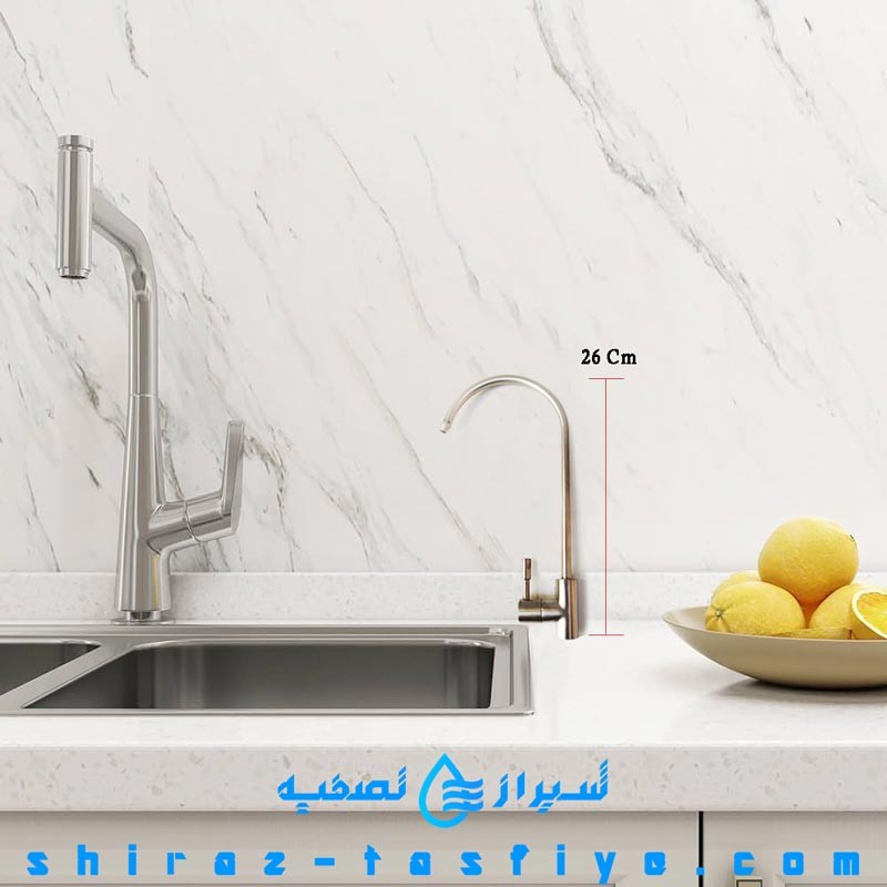 سایز شیر برداشت تصفیه آب خانگی رنگ مات