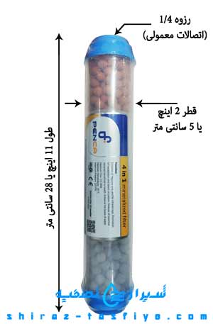سایز فیلتر مینرال پنکا
