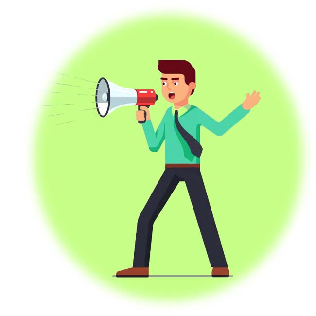صحبت در اینترنت مثل فریاد در بلندگو است